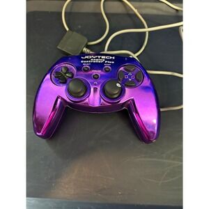 Joytech Analog Controller Plus Wired Analog Purple Controller for Sony PS1 PS2